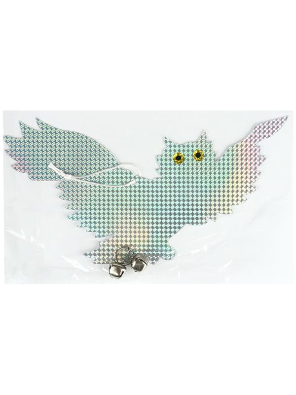 Отпугиватель для птиц, светоотражающий, «Сова с колокольчиком», Greengo