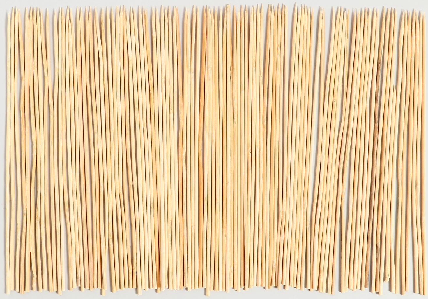 Набор деревянных палочек для декора 100 шт 1х9х20 см