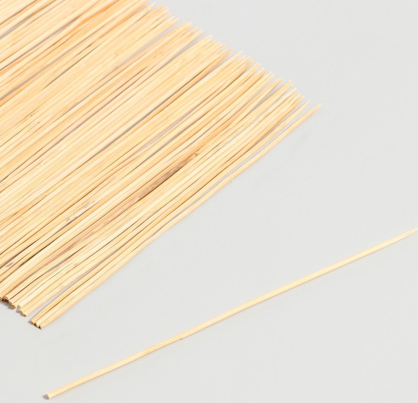 Набор деревянных палочек для декора 100 шт 1х9х20 см