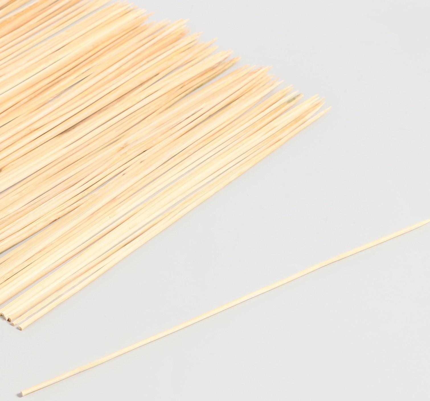 Набор деревянных палочек для декора 100 шт 1х9х25 см