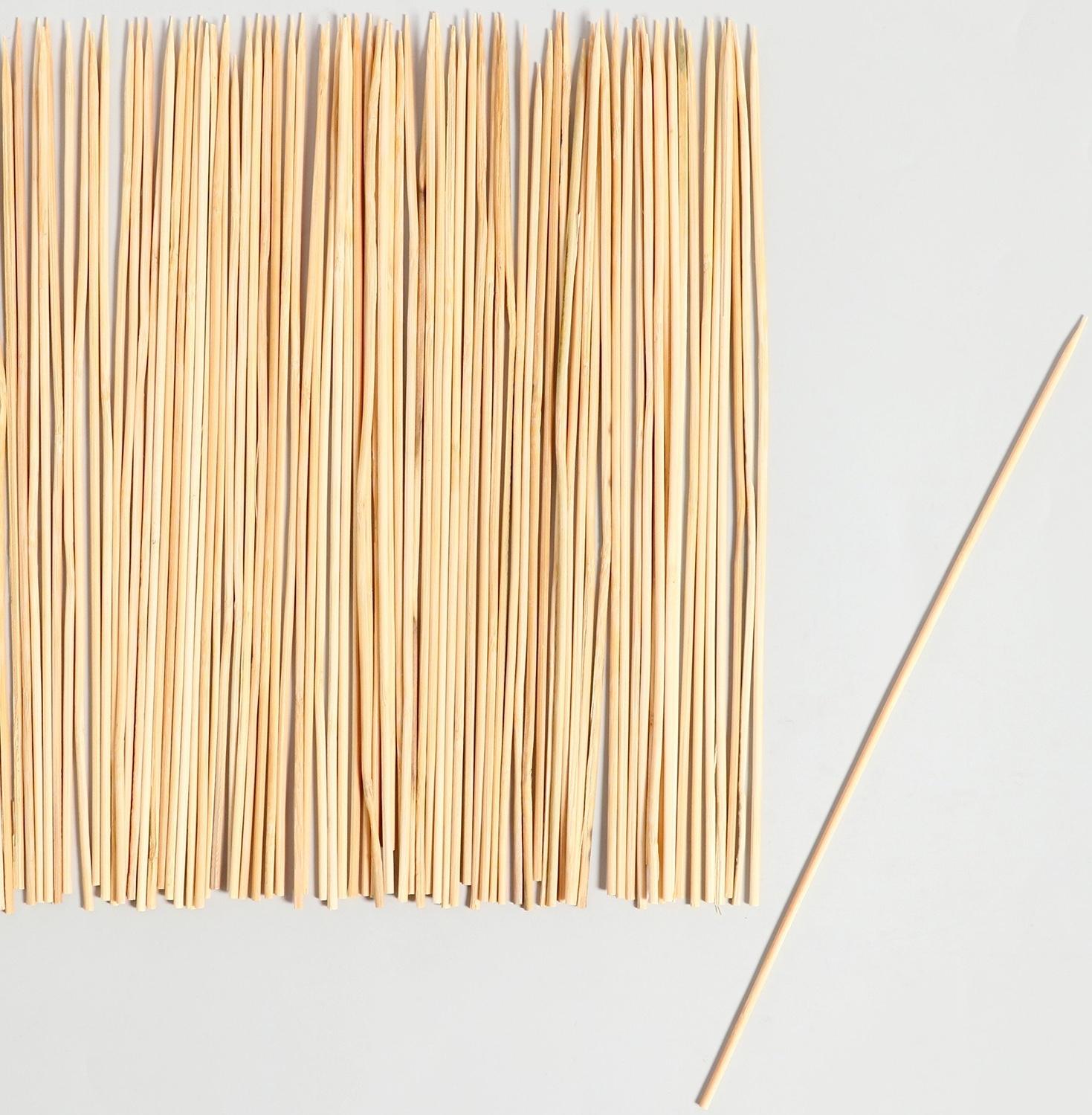 Набор деревянных палочек для декора 100 шт 1х9х25 см