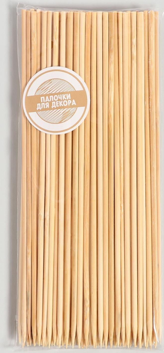 Набор деревянных палочек для декора 50 шт 2х9х20 см