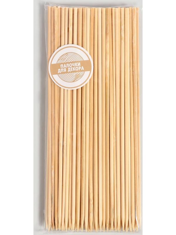 Набор деревянных палочек для декора 50 шт 2х9х20 см