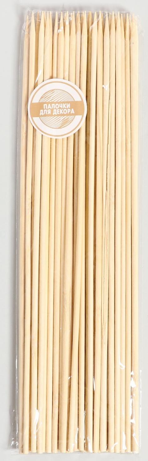 Набор деревянных палочек для декора 50 шт 2х9х30 см