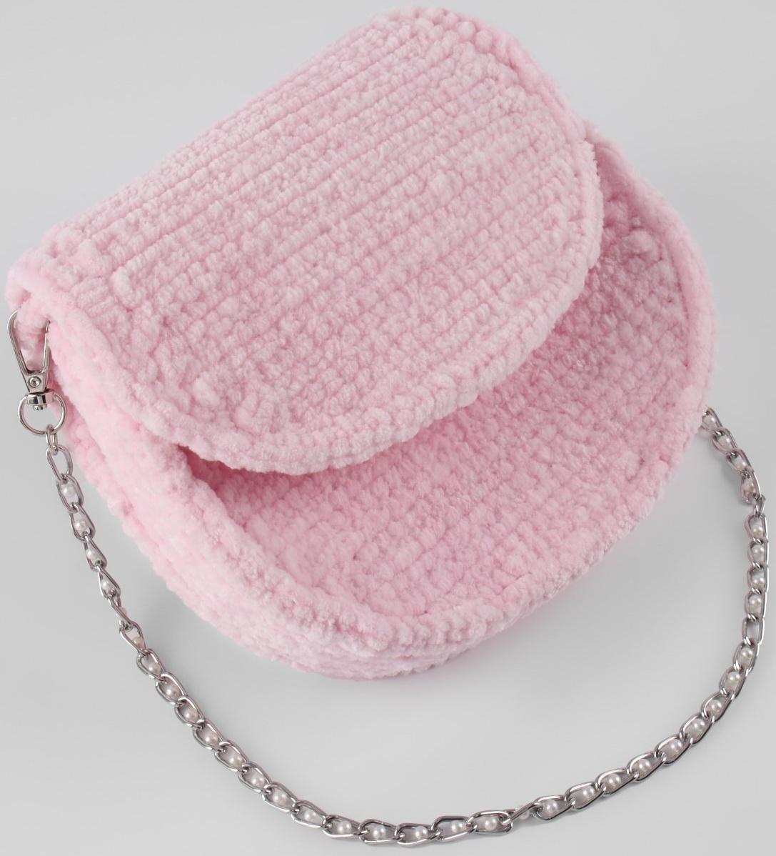 Канва-основа для вышивания сумки, пластиковая, 42 × 24 см, цвет белый