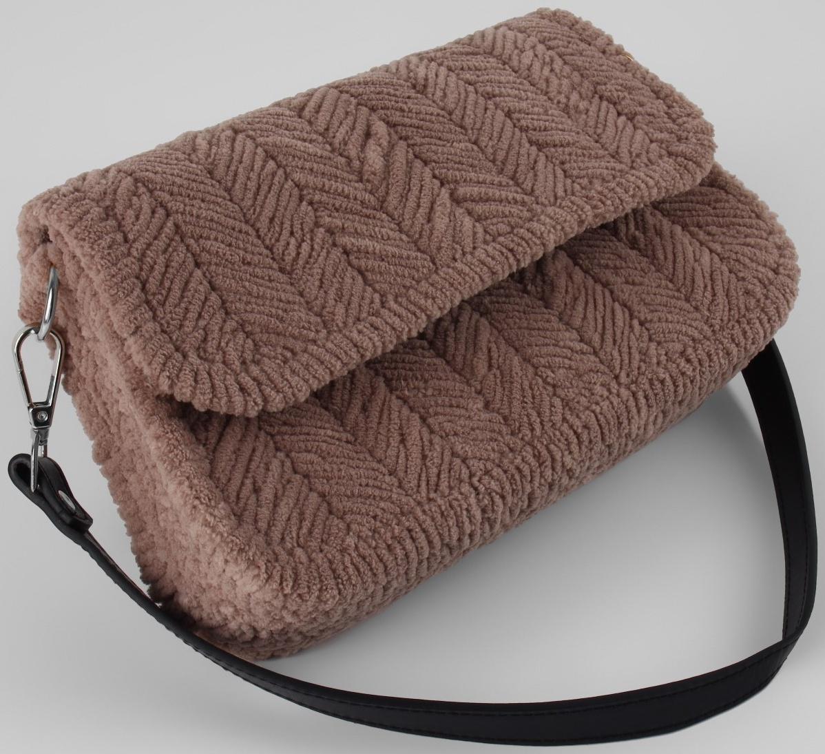 Канва-основа для вышивания сумки, пластиковая, 47 × 45 см, цвет белый