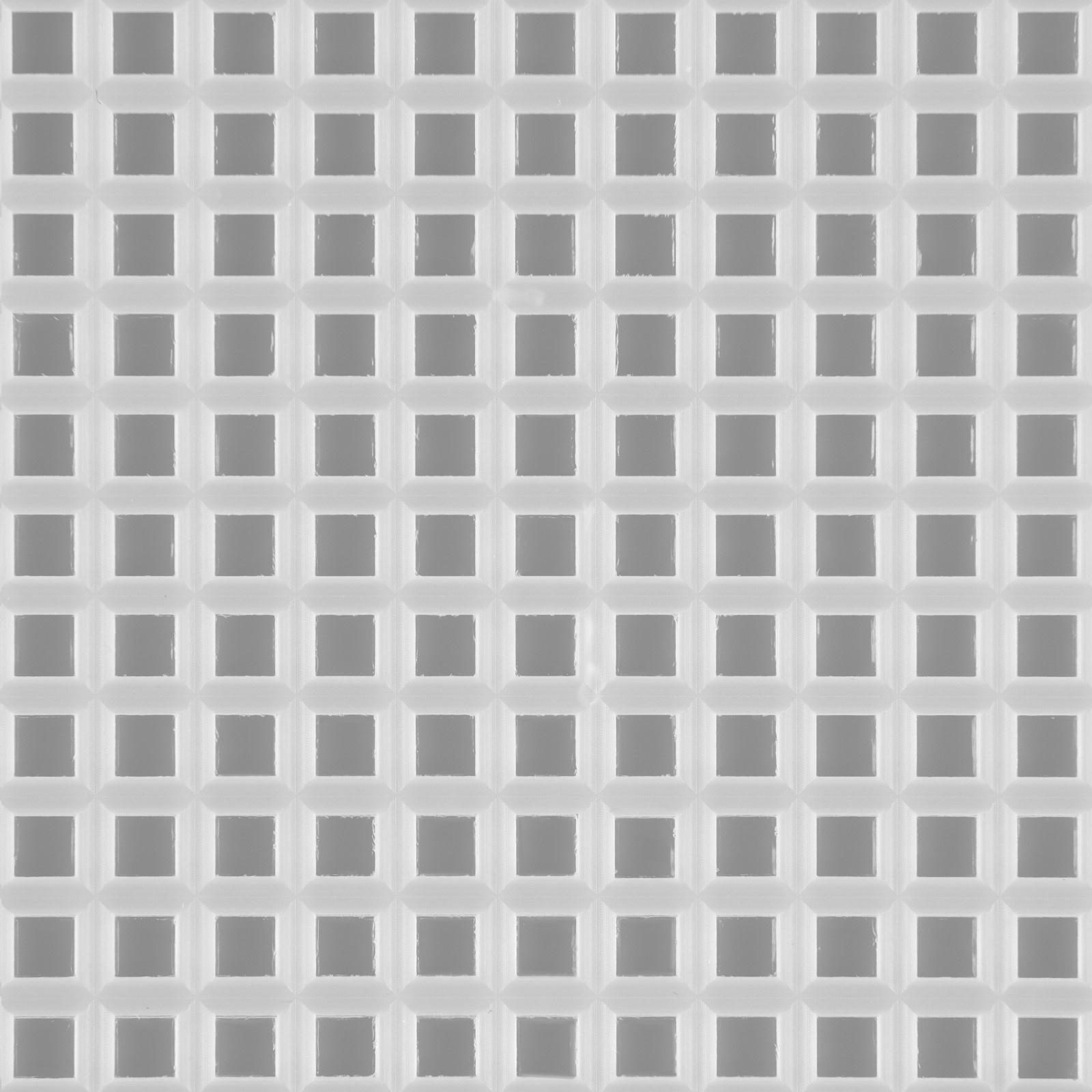 Канва-основа для вышивания сумки, пластиковая, 47 × 45 см, цвет белый