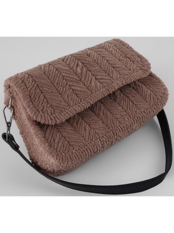 Канва-основа для вышивания сумки, пластиковая, 47 × 45 см, цвет белый