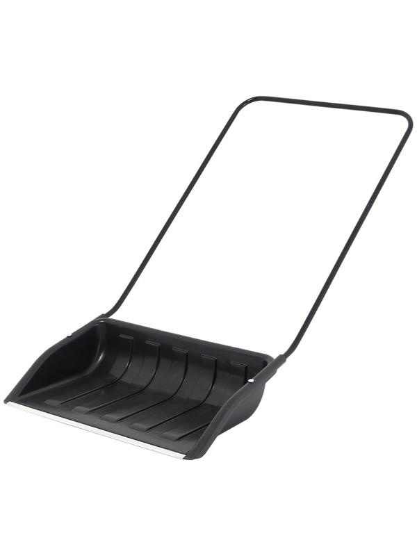 Движок пластиковый, размер ковша 47 × 70 см, металлическая планка, чёрный