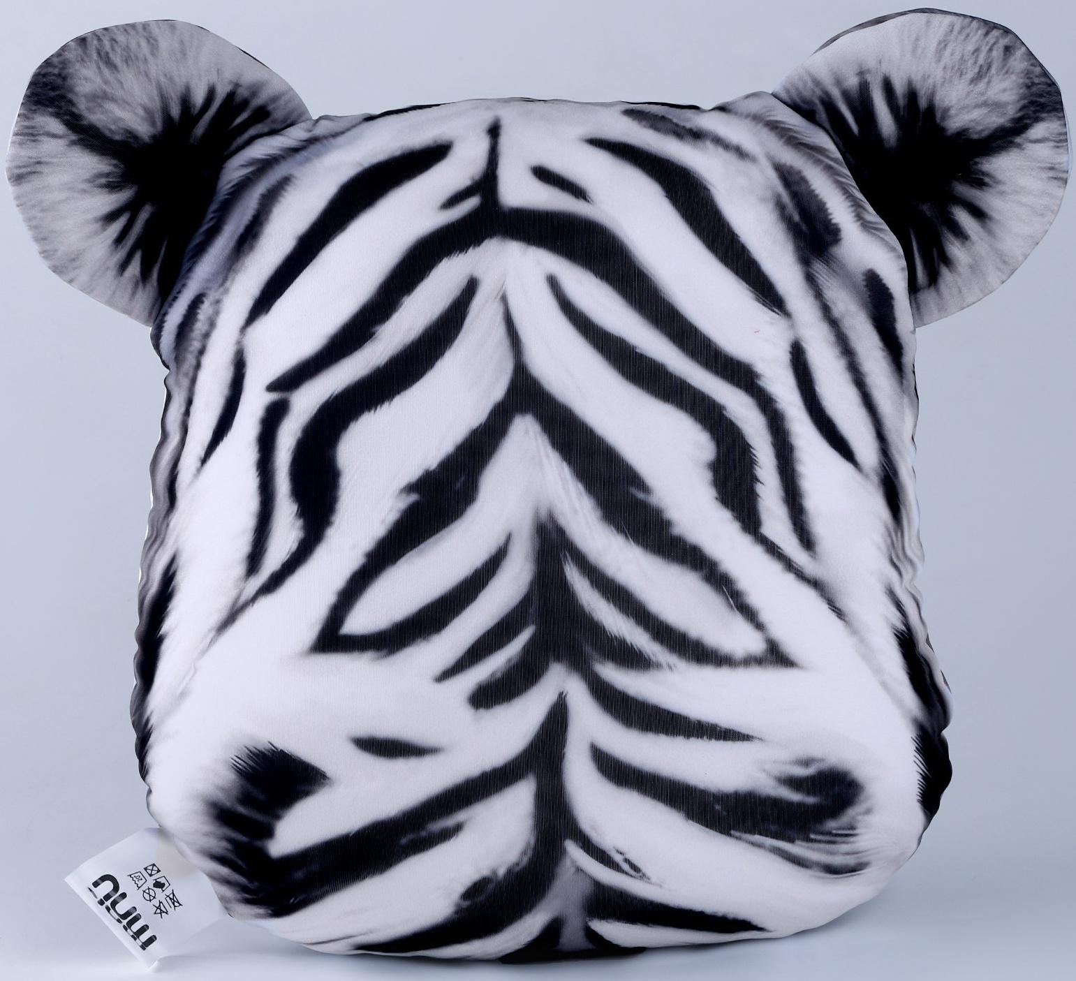 Антистресс подушка «Тигр», серый