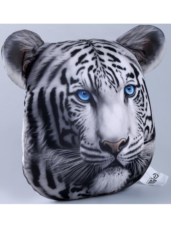 Антистресс подушка «Тигр», серый