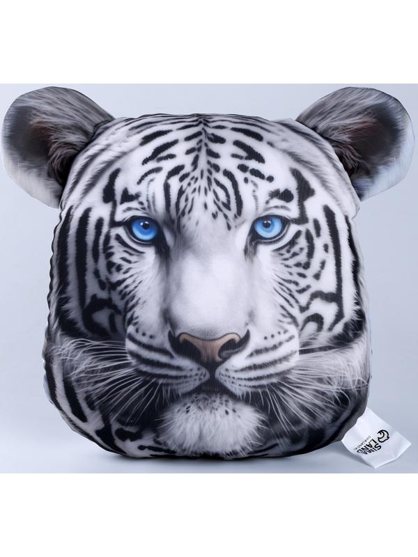 Антистресс подушка «Тигр», серый