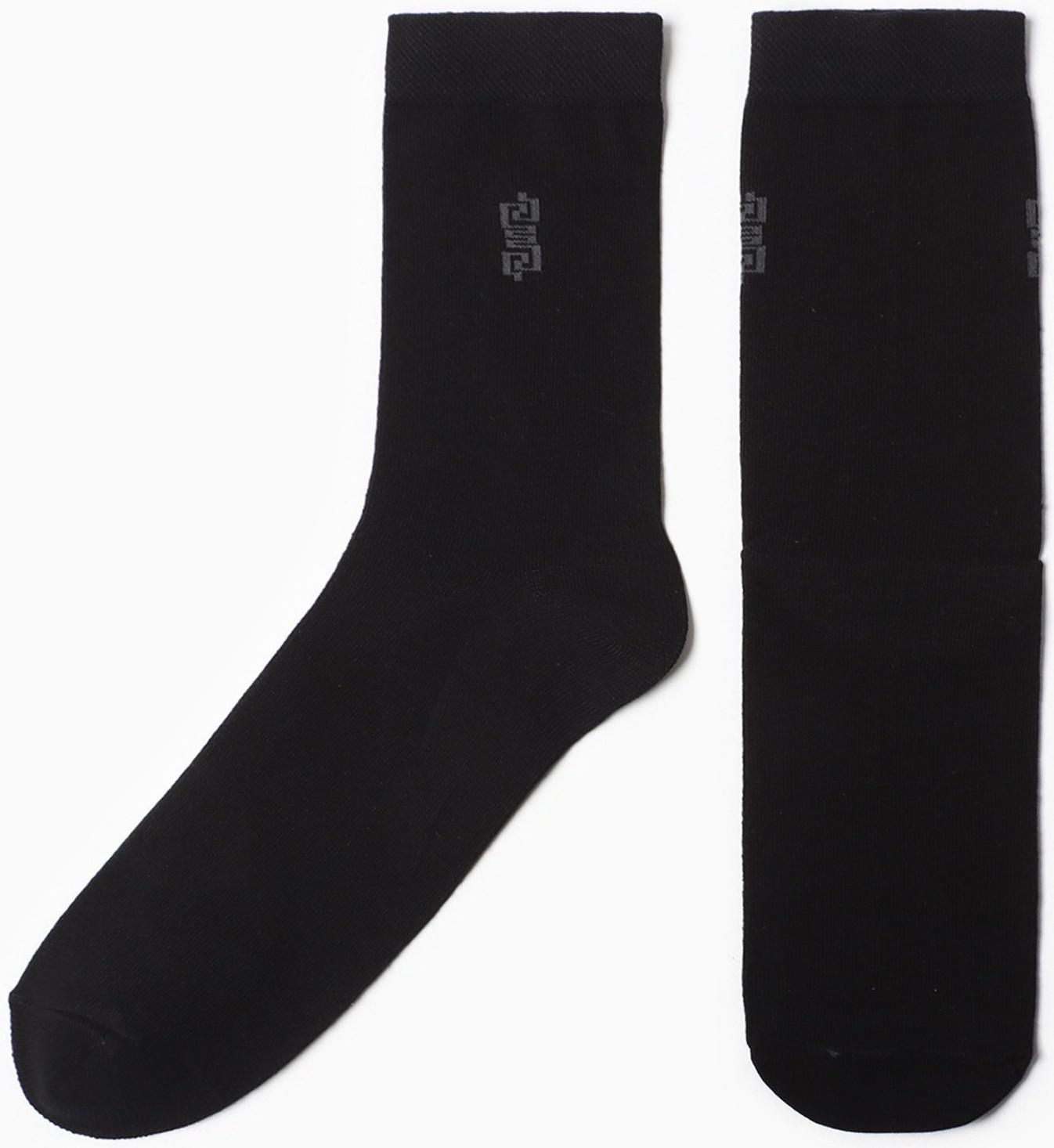 Носки мужские, цвет черный, размер  25-27