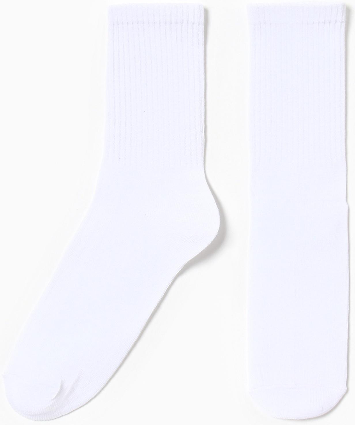 Носки мужские, цвет белый, размер 25-27