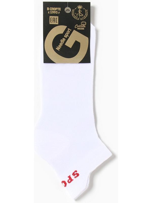 Носки мужские укороченные , цвет белый, размер 27-29