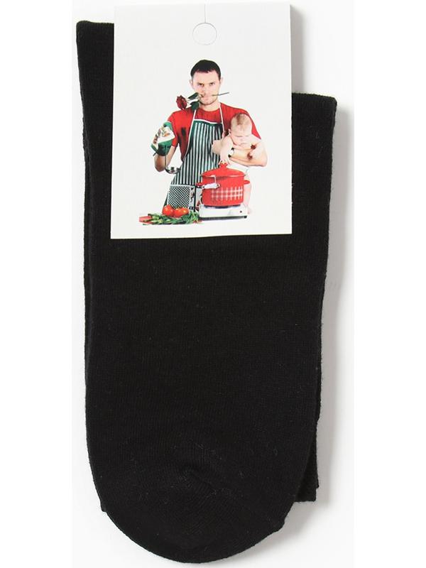 Носки мужские Муж, цвет черный, размер 25-27