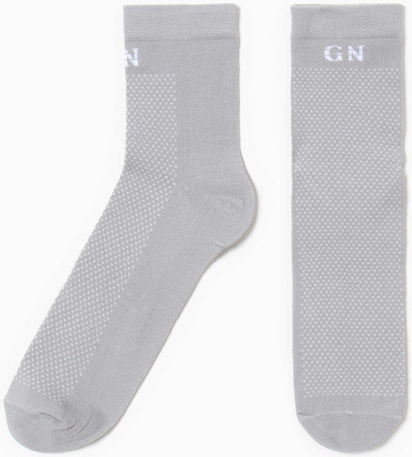 Носки мужские, цвет светло-серый, размер 27-29