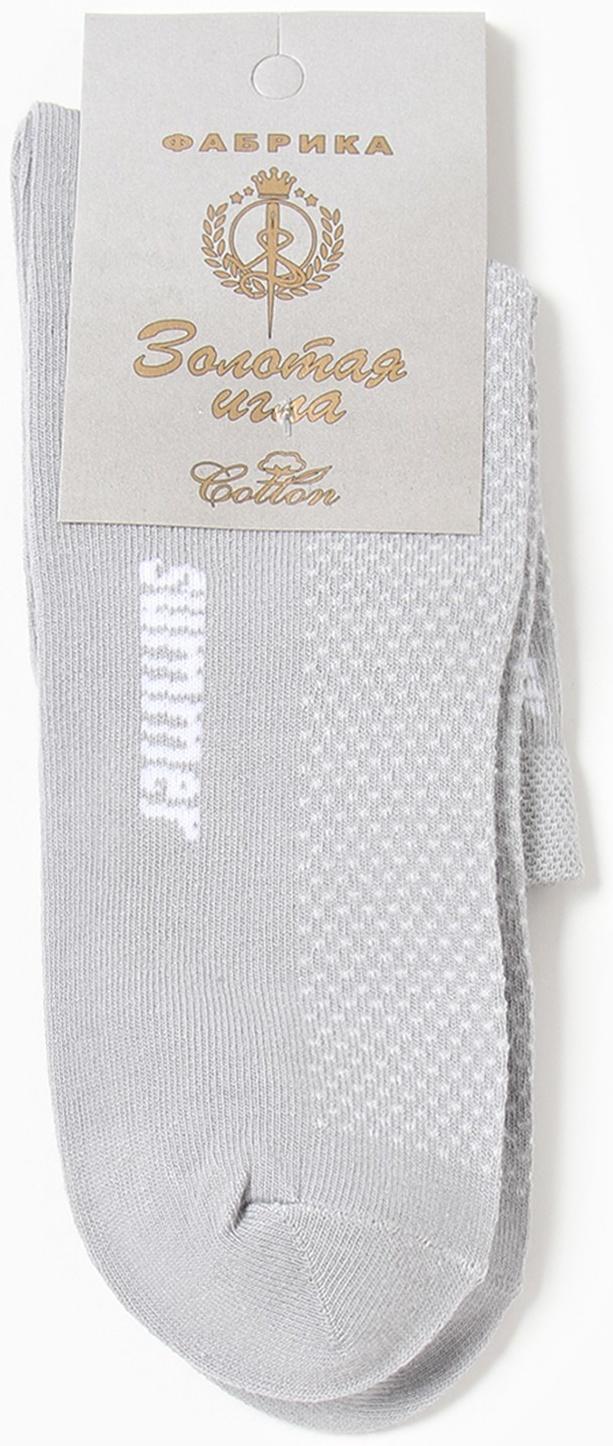 Носки мужские, цвет светло-серый, размер 27-29