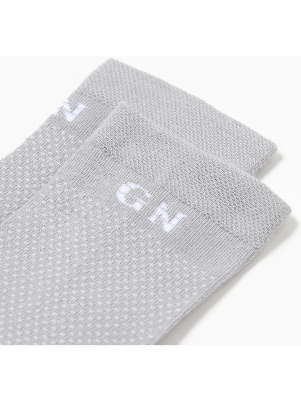 Носки мужские, цвет светло-серый, размер 27-29
