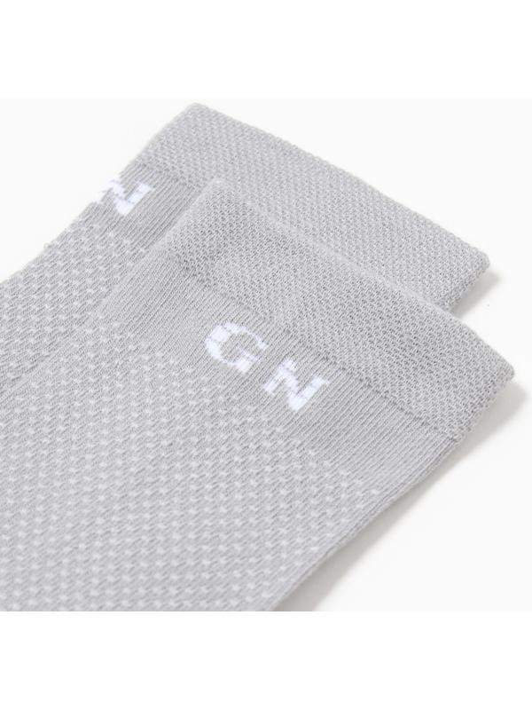 Носки мужские, цвет светло-серый, размер 25-27