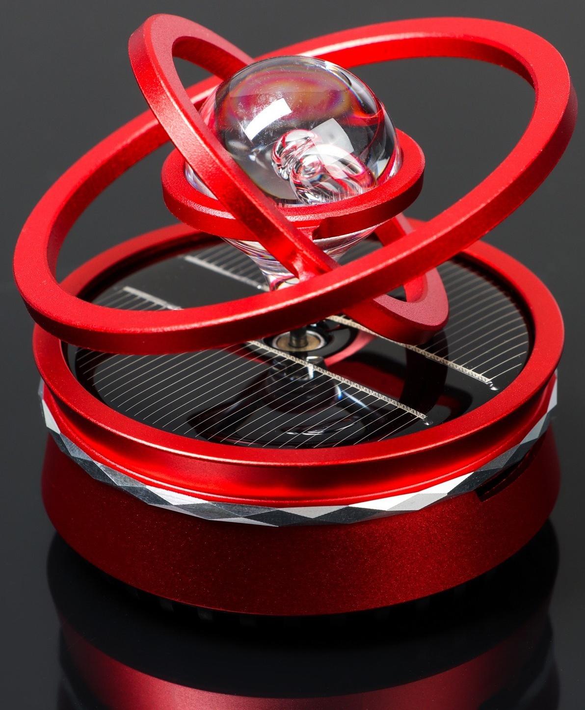 Аксессуар на панель, гравитационные кольца, вращается от солнца, галактика, красный