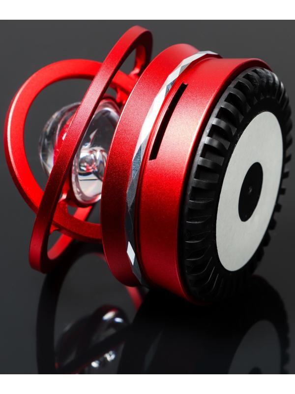 Аксессуар на панель, гравитационные кольца, вращается от солнца, галактика, красный