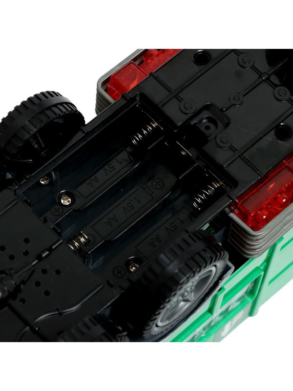 Машина «Мусоровоз», свет, звук, работает от батареек