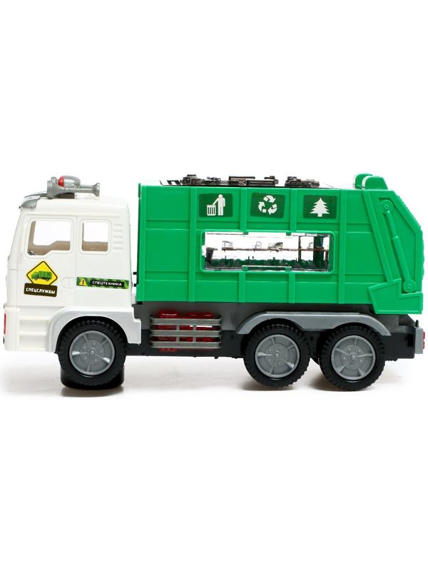 Машина «Мусоровоз», свет, звук, работает от батареек