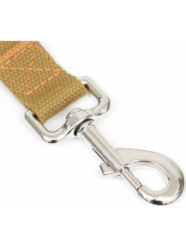 Поводок брезентовый, 2,7 м х 2,5 см, песочный