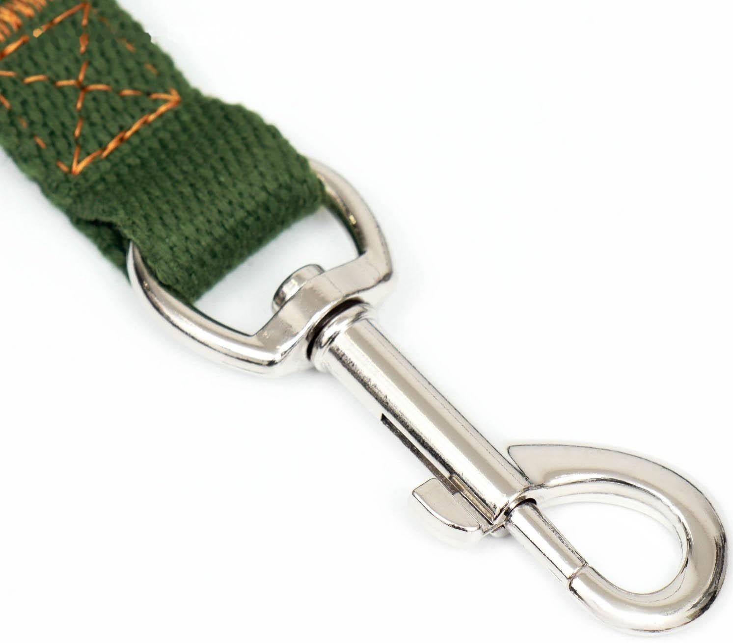 Поводок брезентовый, 2 м х 2 см, хаки