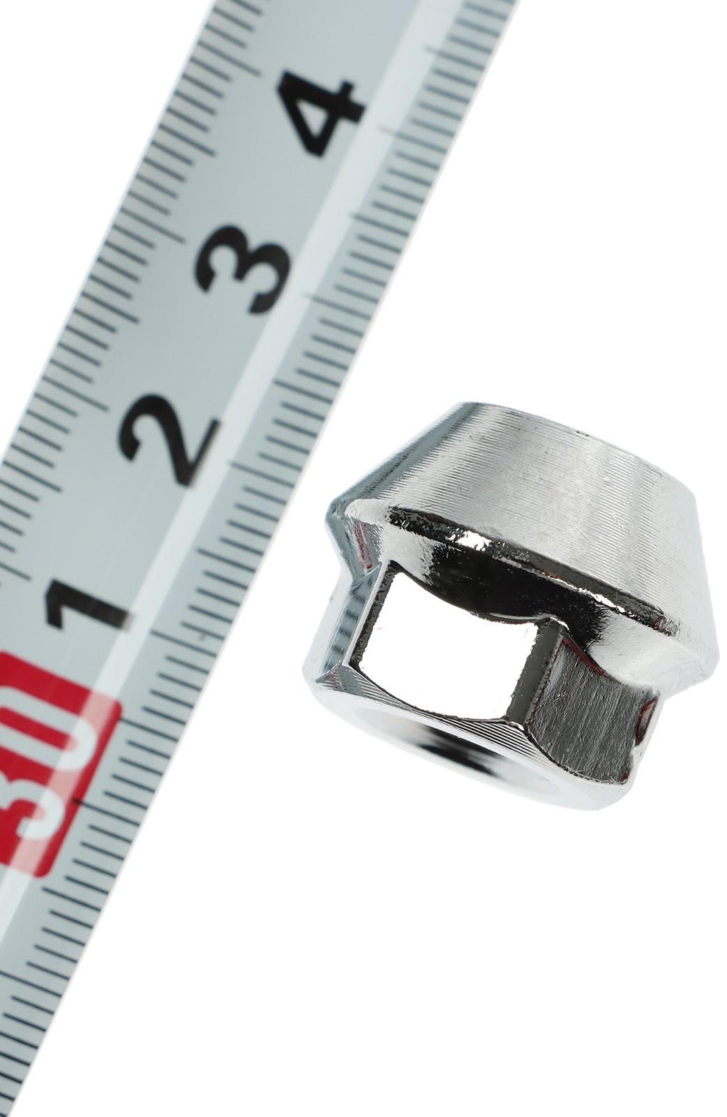 Гайка M10x1,25 18, hex17, конус, открытая, CH, H-1018