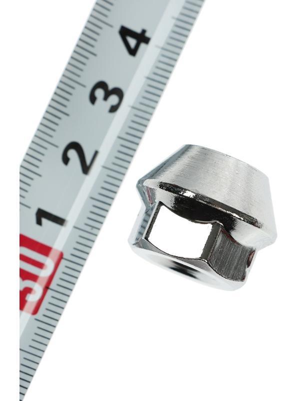 Гайка M10x1,25 18, hex17, конус, открытая, CH, H-1018