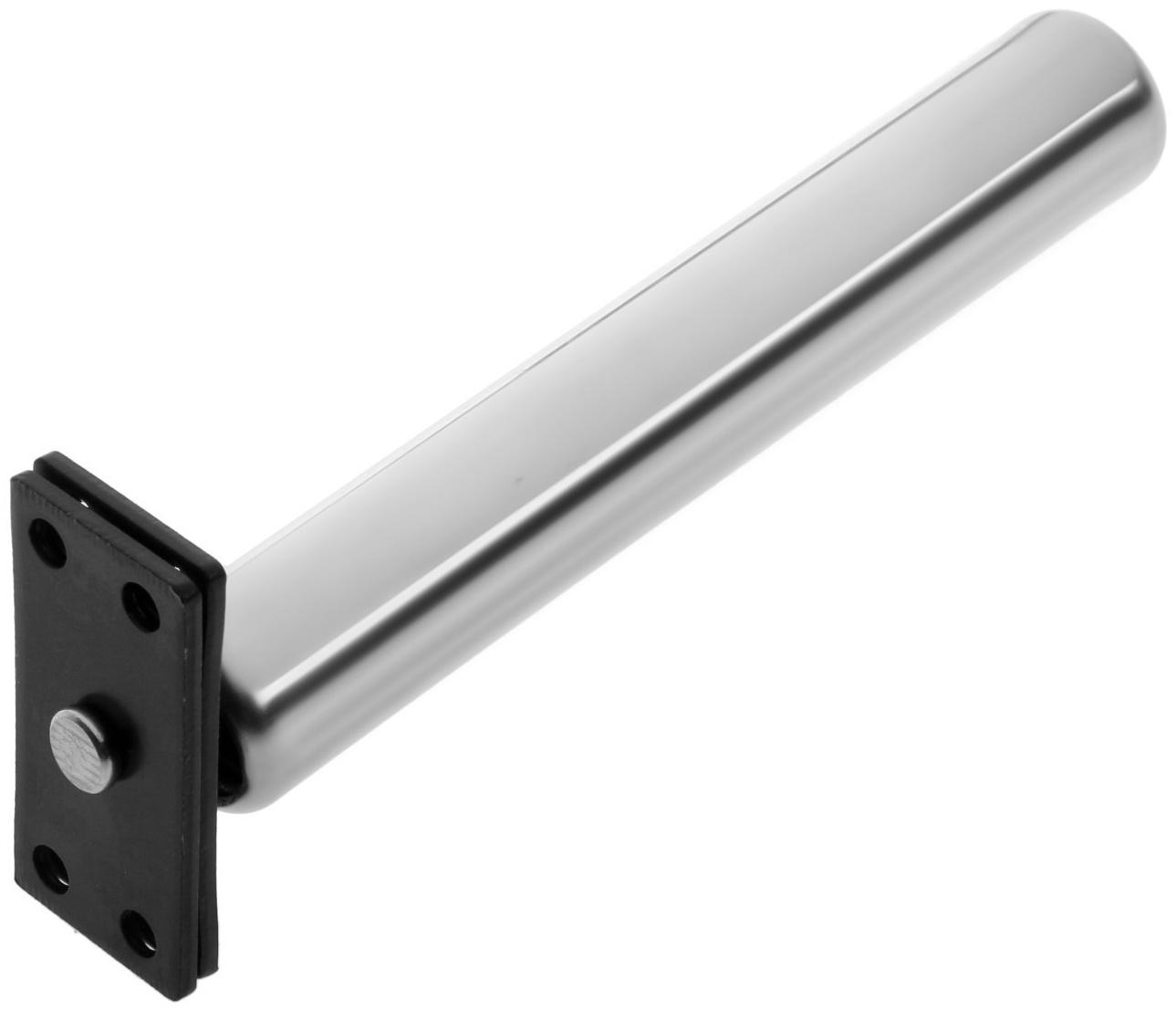 Доводчик дверной ТУНДРА,до 40 кг, врезной, пружинный, цепной, цвет хром