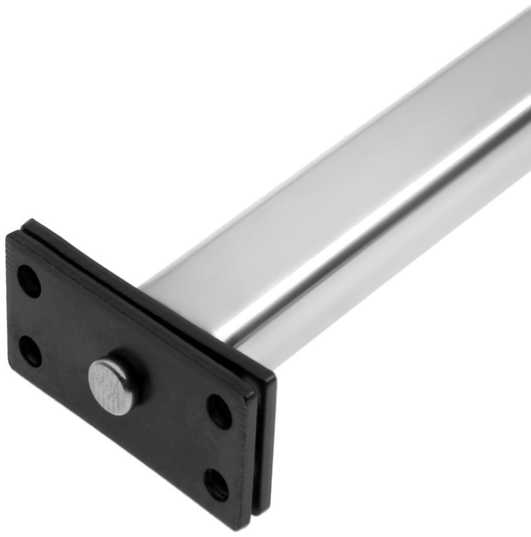 Доводчик дверной ТУНДРА,до 40 кг, врезной, пружинный, цепной, цвет хром