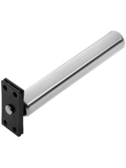 Доводчик дверной ТУНДРА,до 40 кг, врезной, пружинный, цепной, цвет хром