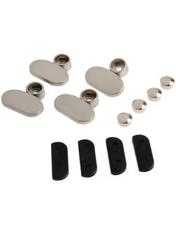 Зеркалодержатель (арт.2025), без сверления, цвет матовый никель