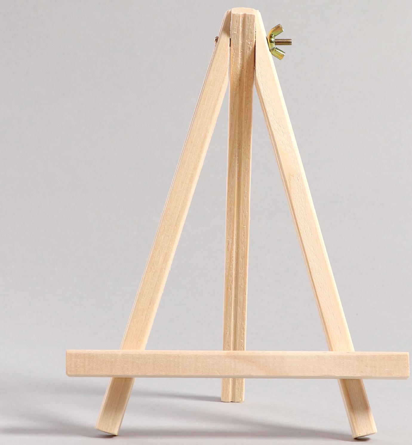 Мольберт демонстрационный, настольный, тренога — 3,5 ×18,5 × 23 см