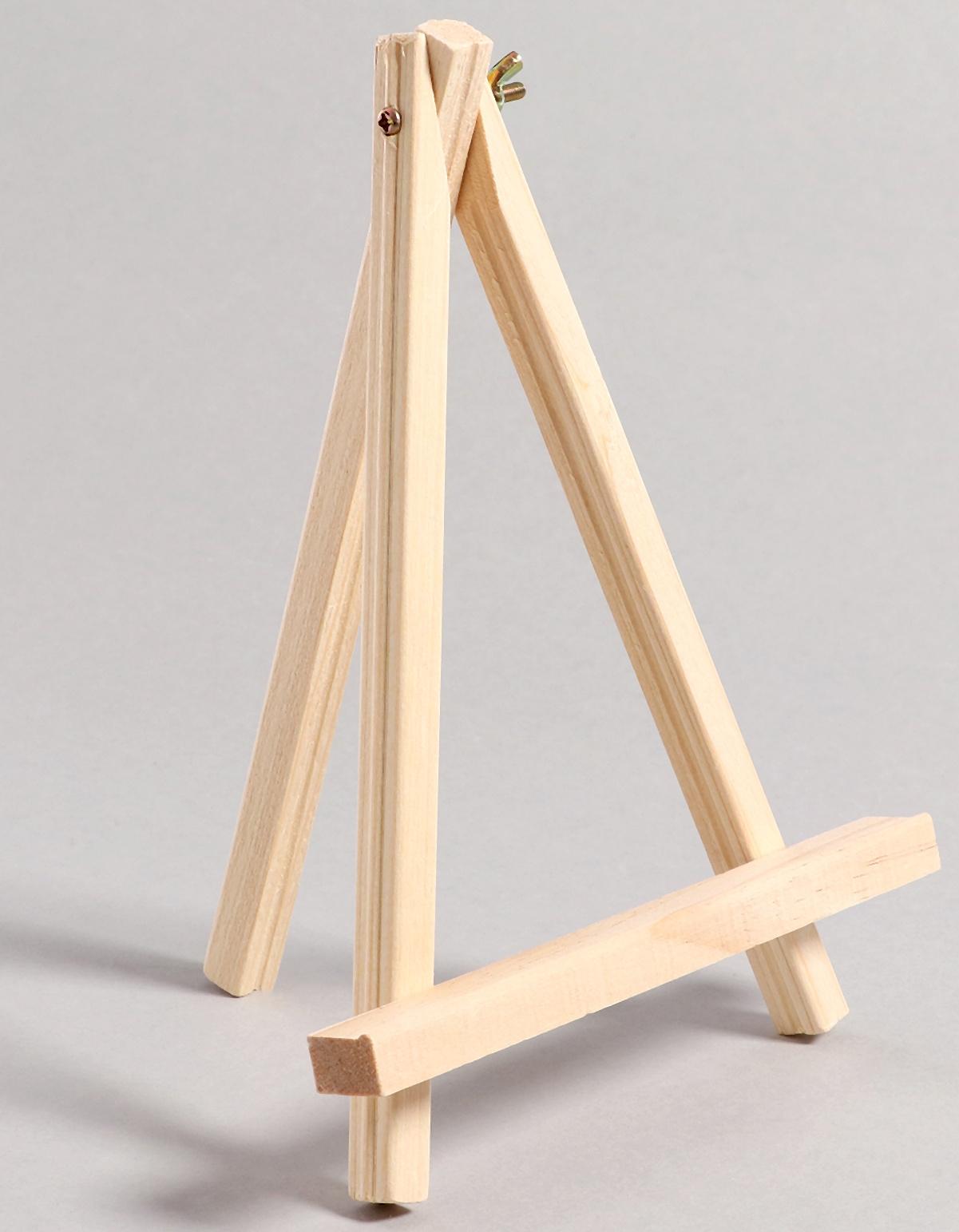 Мольберт демонстрационный, настольный, тренога — 3,5 ×18,5 × 23 см