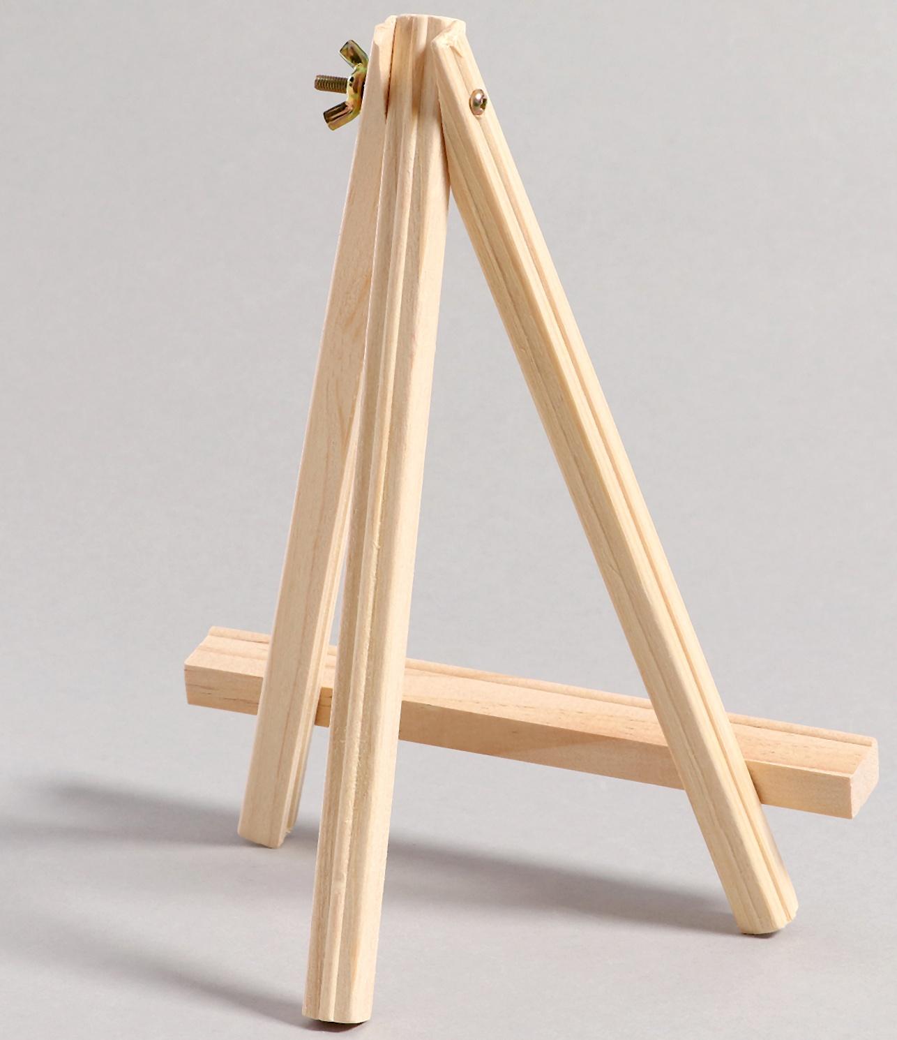 Мольберт демонстрационный, настольный, тренога — 3,5 ×18,5 × 23 см