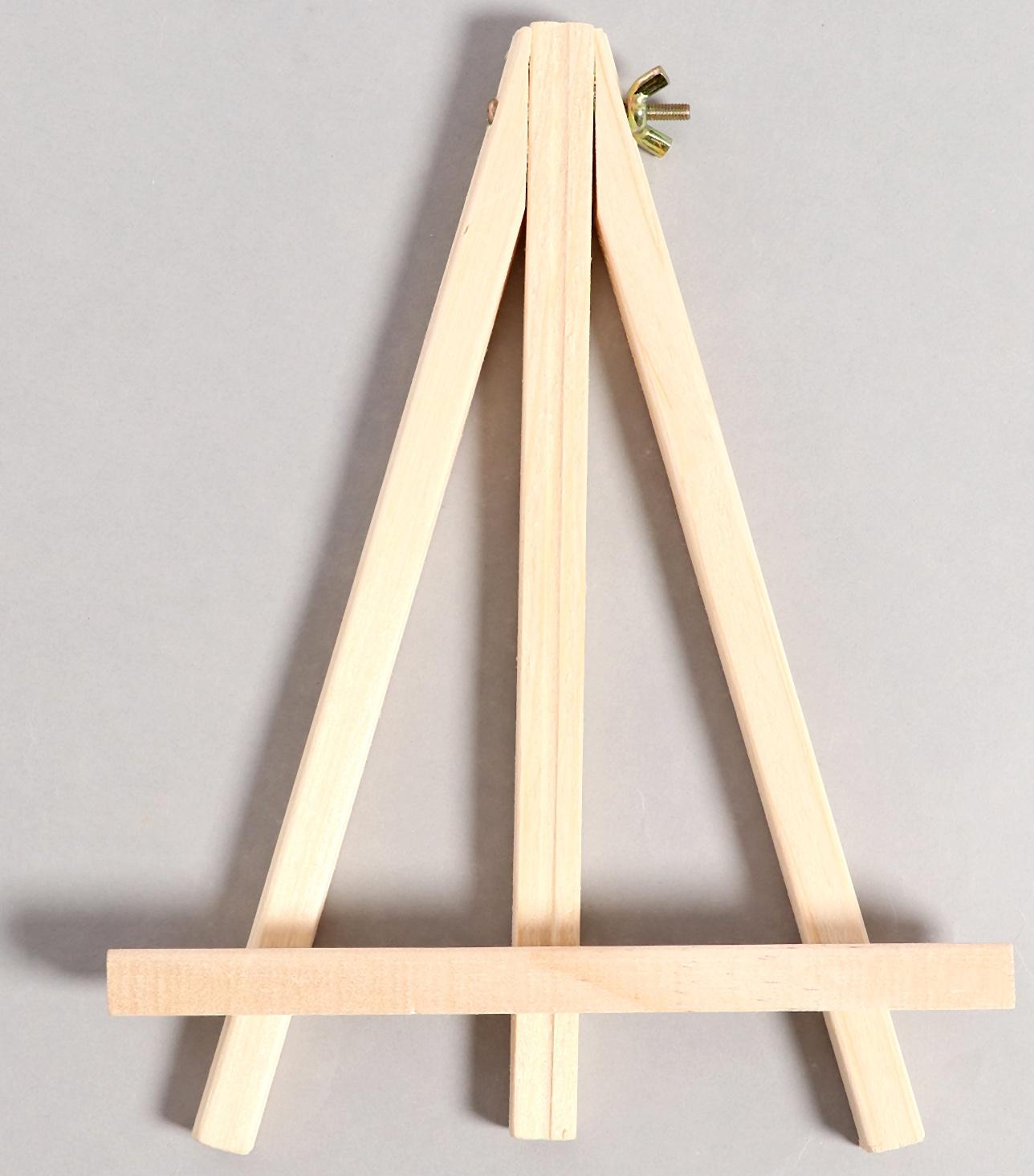 Мольберт демонстрационный, настольный, тренога — 3,5 ×18,5 × 23 см