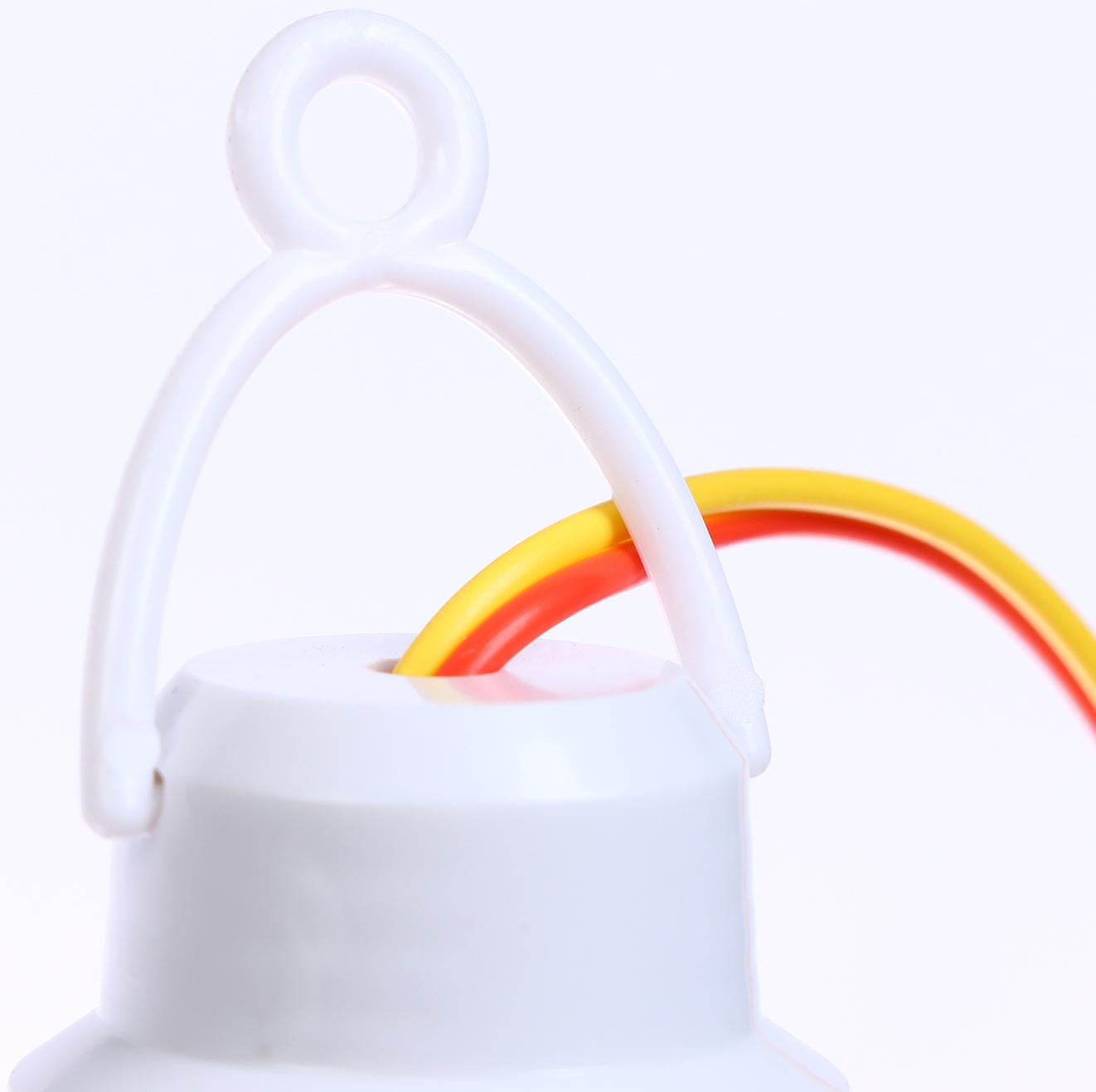 Фонарь кемпинговый, 10 Вт, SMD 2835, кабель l-1.5 м, с зажимом от 12 В, d-7 см