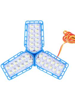 Фонарь кемпинговый, 6 Вт, SMD 2835, кабель l-1.5 м, с зажимом от 12 В, 12 х 5 см