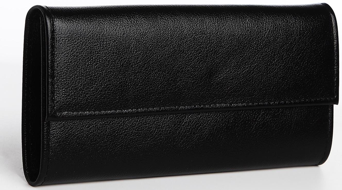 Кошелёк на кнопке, цвет пудровый