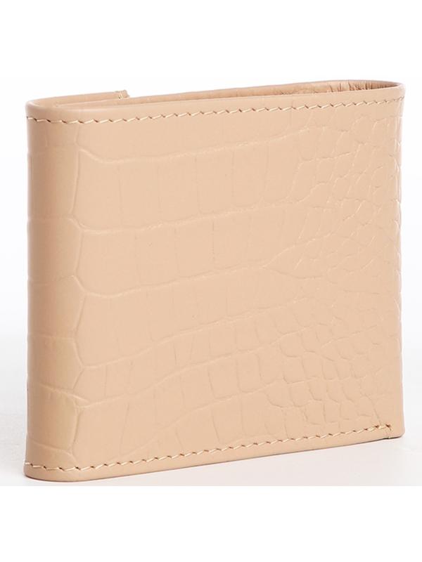 Кошелёк на кнопке, цвет пудровый