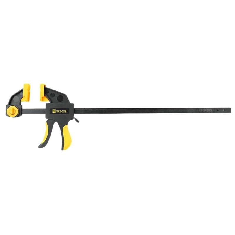 Струбцина быстрозажимная (сжим/разжим) 70x600мм, до 60кг BERGER BG1932