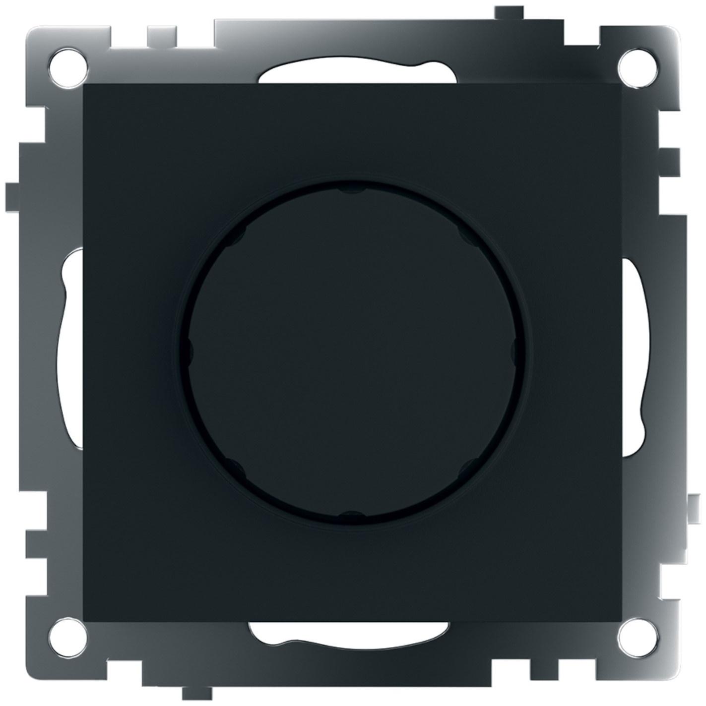 Выключатель диммирующий TRIAC (механизм) 250В, 500W, серия Катрин, GLS10-7106-05, черный