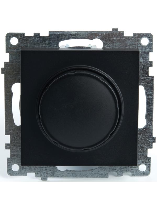 Выключатель диммирующий TRIAC (механизм) 250В, 500W, серия Катрин, GLS10-7106-05, черный