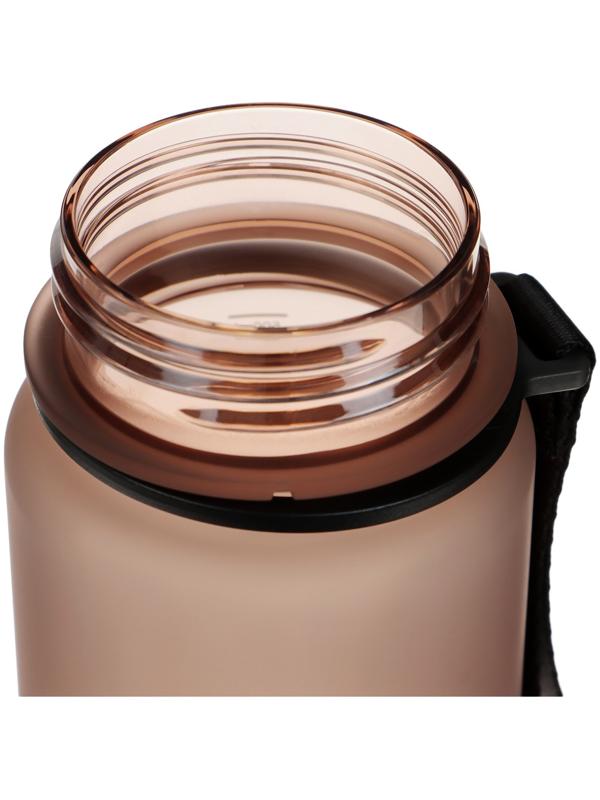 Бутылка спортивная для воды ONLYTOP Fitness, 500 мл, цвет серый