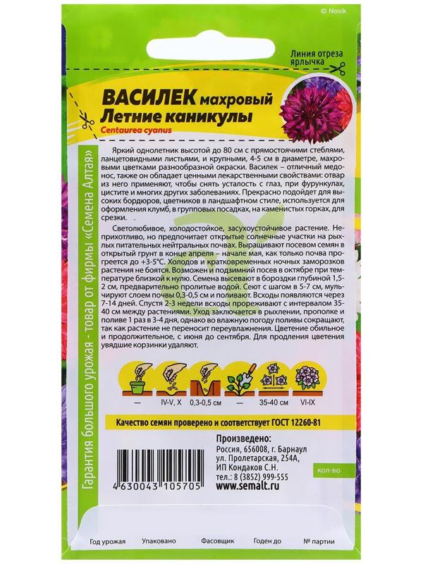 Семена Василек 