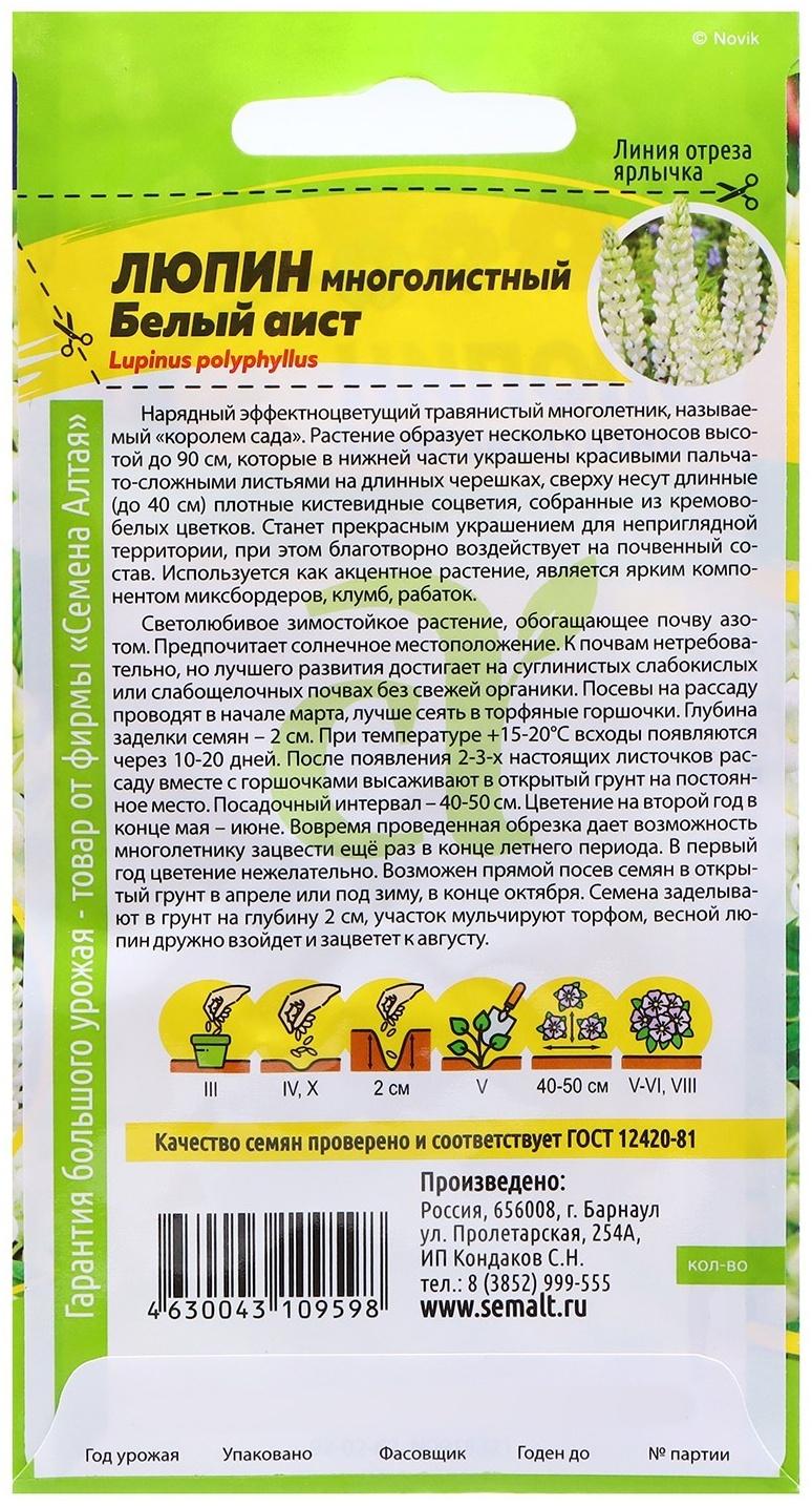 Семена Люпин 